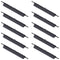 Pour Samsung Galaxy A12 SM-A125 10 pièces bouton d'alimentation + bouton de contrôle du volume (noir)